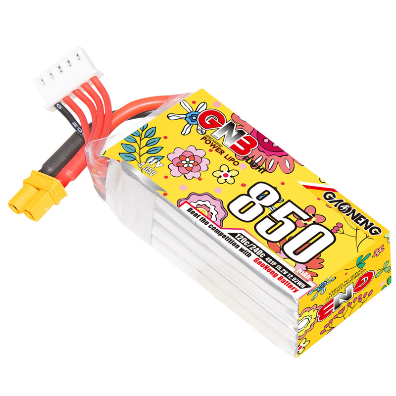 Batteria Lipo GNB 4S 15.2V 850 - Drone Battery 3S recensione e prezzo