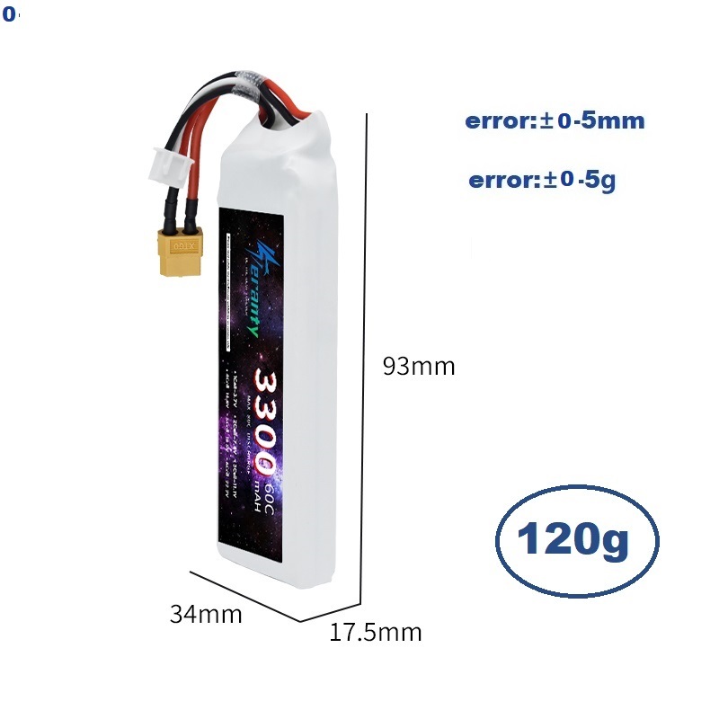 Batteria LiPo 2S 7.4V 3300mAh  - Drone Battery Lipo recensione e prezzo